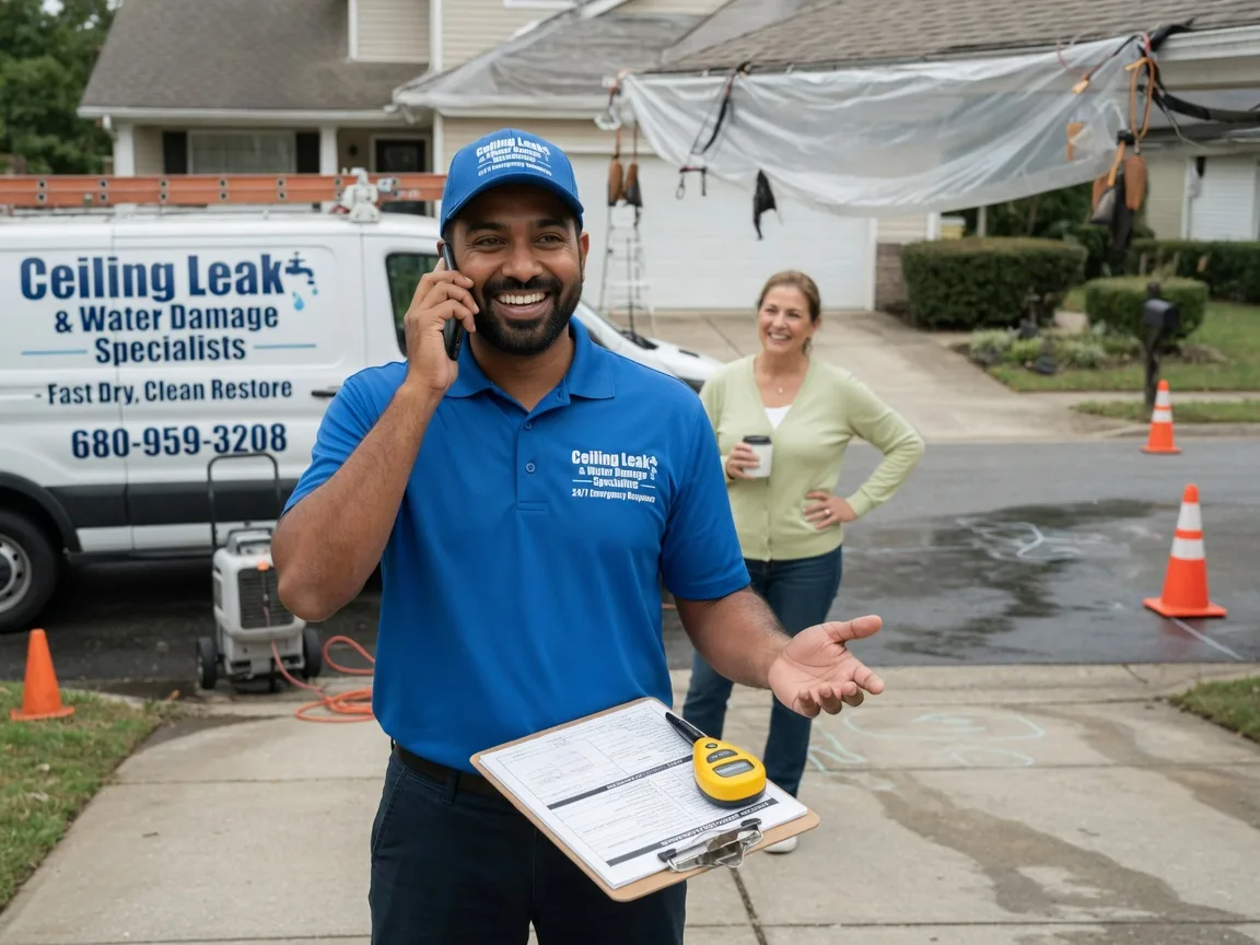 Ceiling Leak Cleanup Poulan, GA FAQs